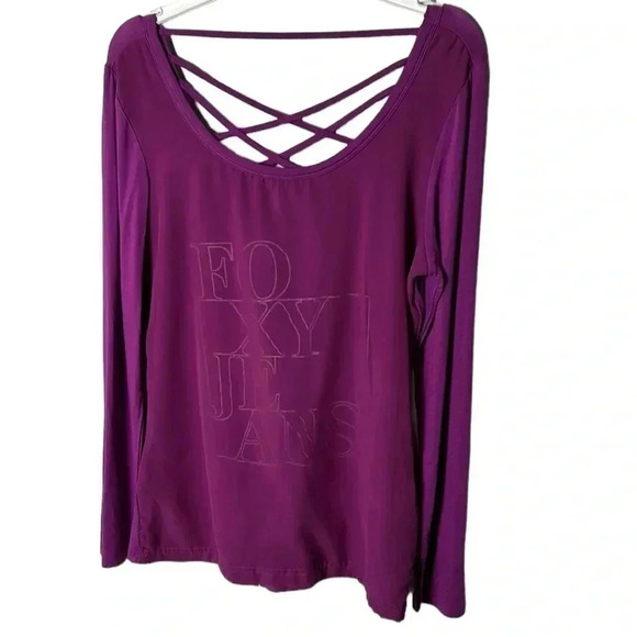 “Foxy “logo Y2K,
double lattice top,Sheer overlay ,fitted,collegiate, flaw - Picture 1 of 16